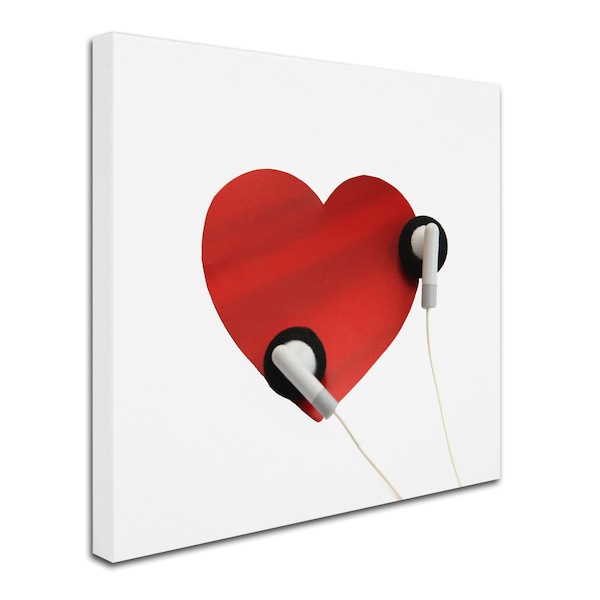 Beata Czyzowska Young 'Listen To Your Heart' Canvas Art,18x18